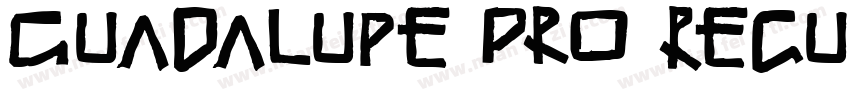 Guadalupe Pro Regula字体转换